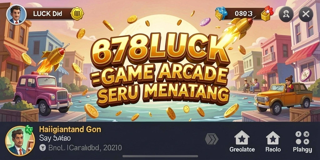 Tangkapan layar permainan 678LUCK dengan tampilan atraksi Arcade yang seru.