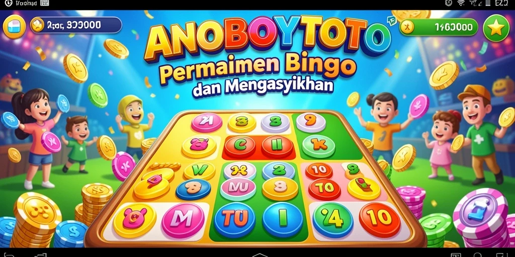 Tampilan gameplay seru ANOBOYTOTO saat bermain Bingo dengan teman.