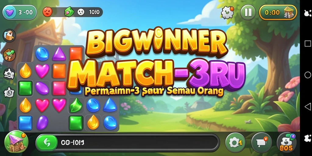 Gameplay seru BIGWINNER yang penuh warna dan tantangan.