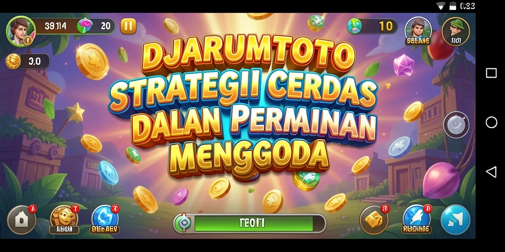 Tampilan gameplay DJARUMTOTO yang mengasah strategi dengan grafis menarik.