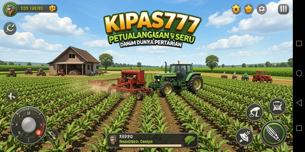 Tampak gameplay seru KIPAS777 dalam pertanian.