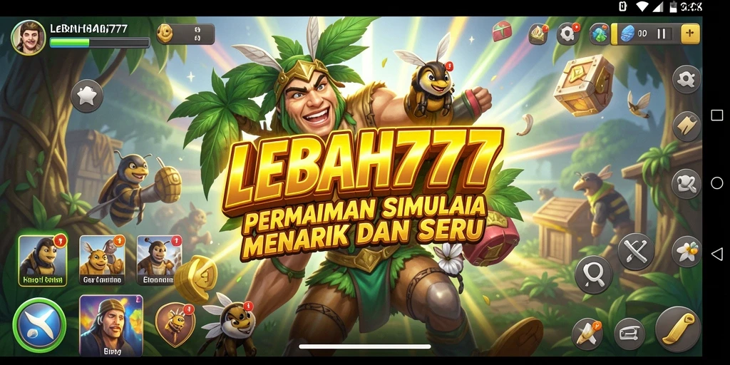 Gameplay LEBAH777 menampilkan simulasi interaktif yang seru.