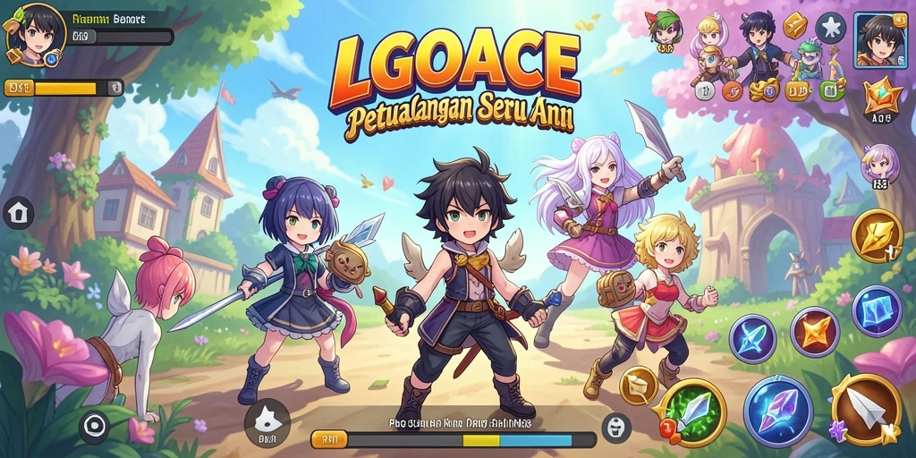 Tampilan menarik dari gameplay LGOACE yang penuh aksi.