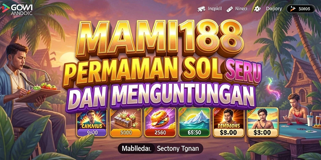 Tampilan utama gameplay Slot MAMI188 yang menarik dan penuh warna.