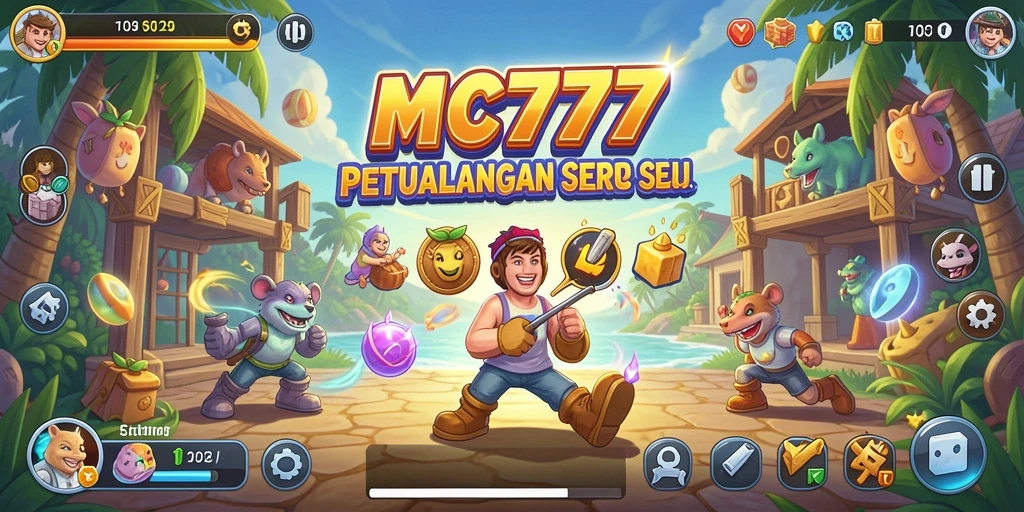 Screenshot gameplay MC777 yang menampilkan aksi seru dalam permainan Arcade.