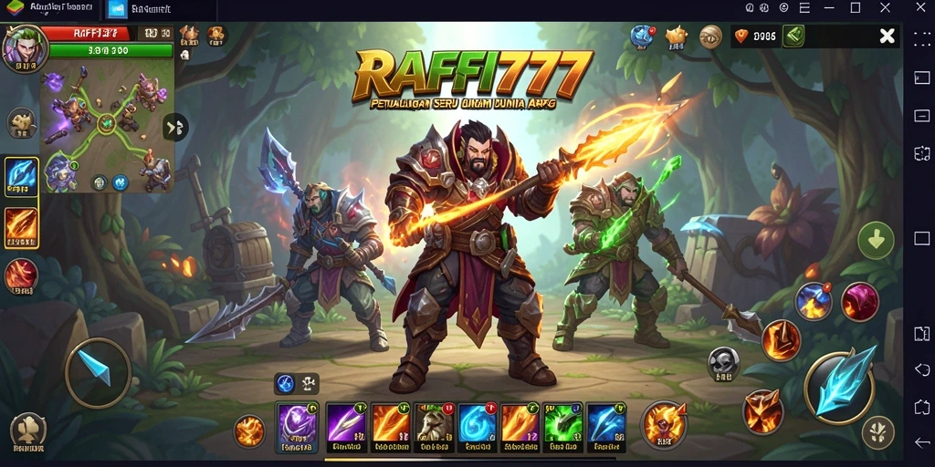 Tampilan seru dari gameplay <strong>RAFFI777</strong> yang penuh aksi petualangan.