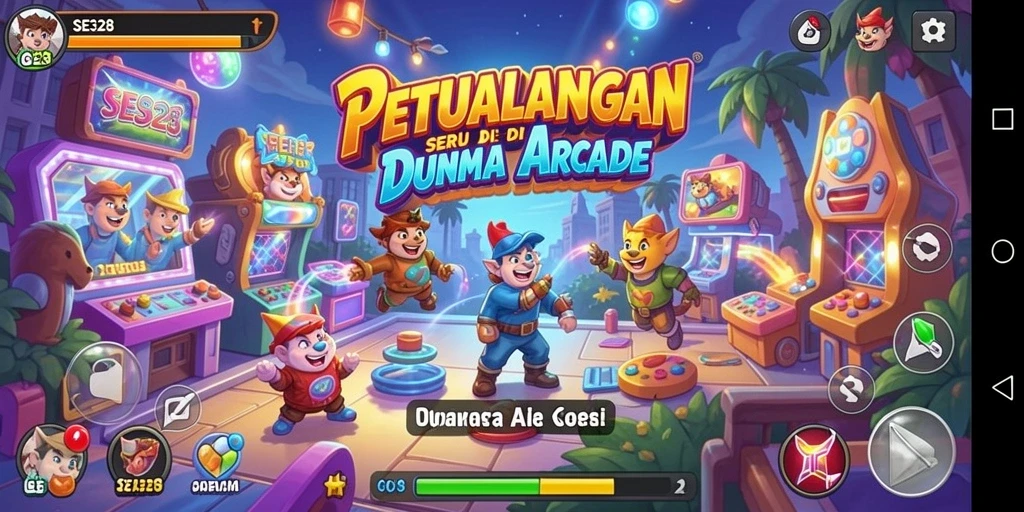 Tampilan seru gameplay SE328 yang penuh petualangan Arcade.