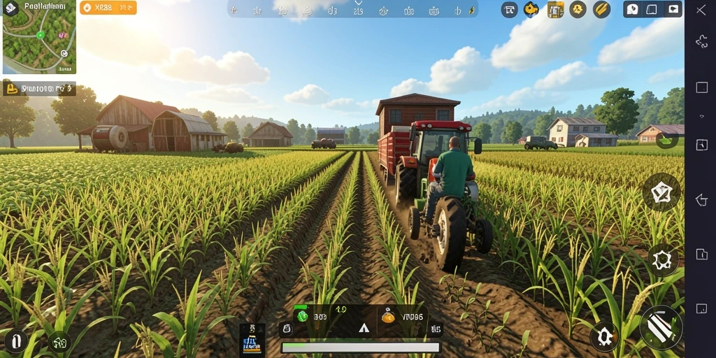 Gameplay XR88 menunjukkan keseruan bertani dan berkebun.