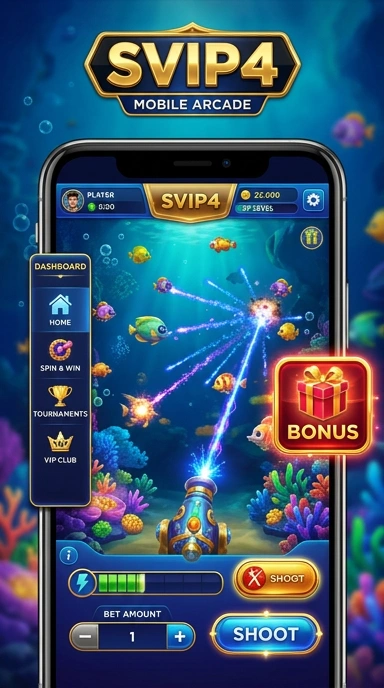 Screenshot antarmuka pengguna svip4 yang intuitif.